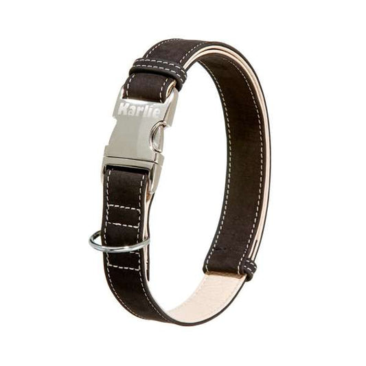 Karlie Buffalo Ultra Collar - Black/Light Beige
