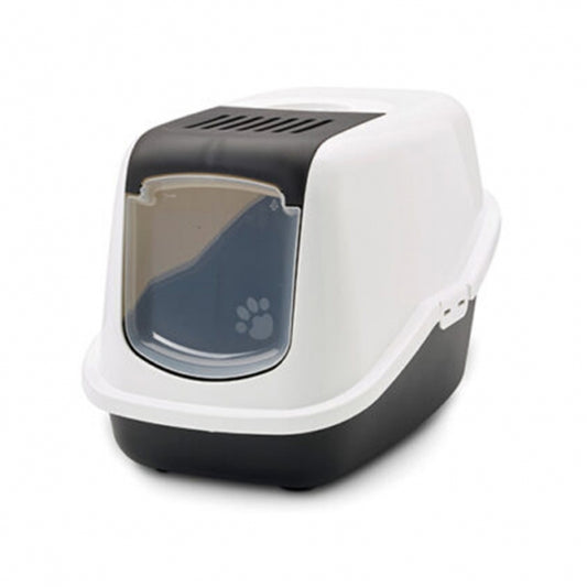 Savic Cat Litter Box Nestor - white/black