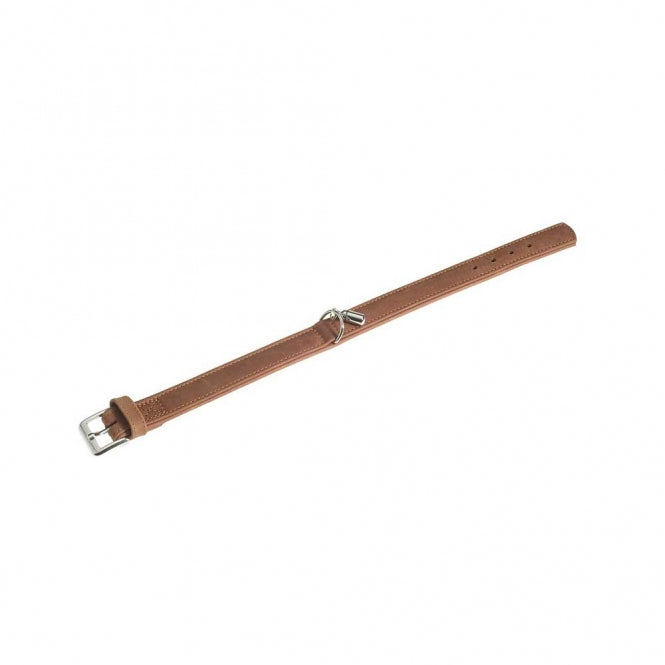 Karlie Collar Buffalo made of calf leather - Brown
