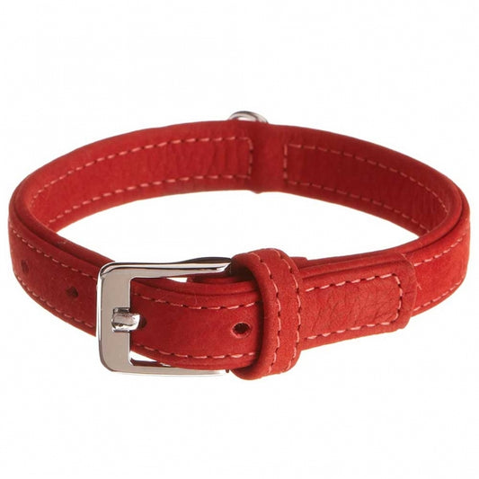 Karlie Collar Buffalo made of calf leather - Red