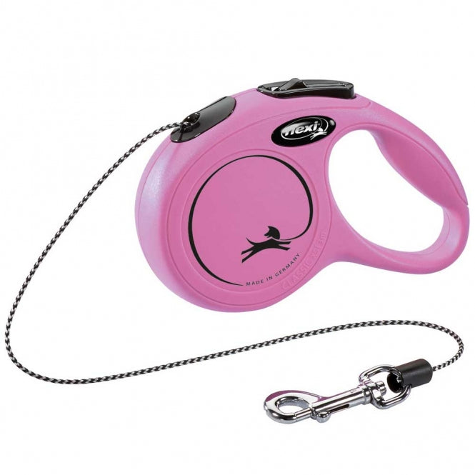 FLEXI Retractable Leash New CLASSIC Rope - 3m, up to 8kg
