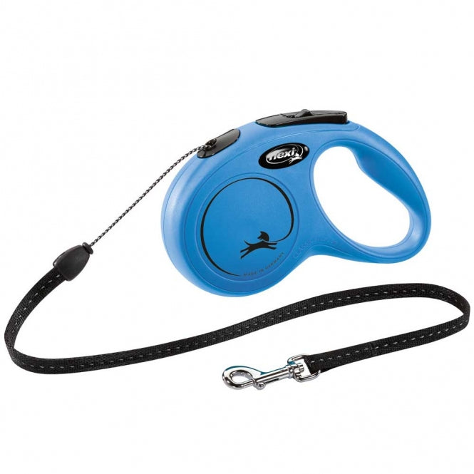 FLEXI Retractable Leash New CLASSIC Rope - 5m, up to 12kg