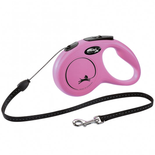 FLEXI Retractable Leash New CLASSIC Rope - 5m, up to 12kg