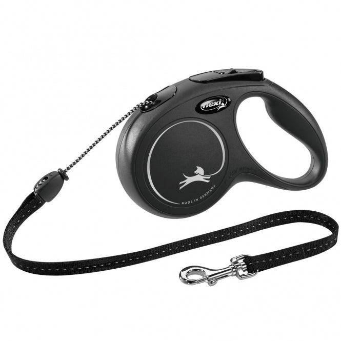 FLEXI Retractable Leash New CLASSIC Rope - 5m, up to 20kg