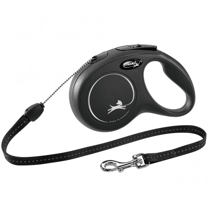 FLEXI Retractable Leash New CLASSIC Rope - 8m, up to 12kg