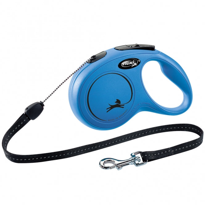 FLEXI Retractable Leash New CLASSIC Rope - 8m, up to 12kg