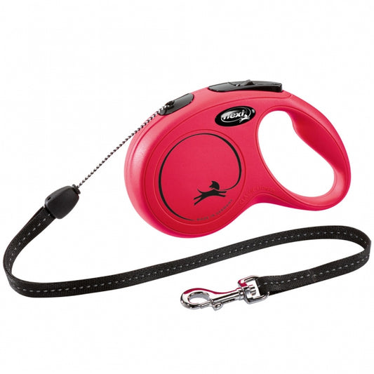 FLEXI Retractable Leash New CLASSIC Rope - 8m, up to 12kg