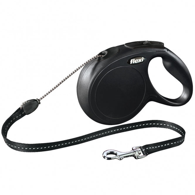 FLEXI Retractable Leash New CLASSIC Rope - 8m, up to 20kg