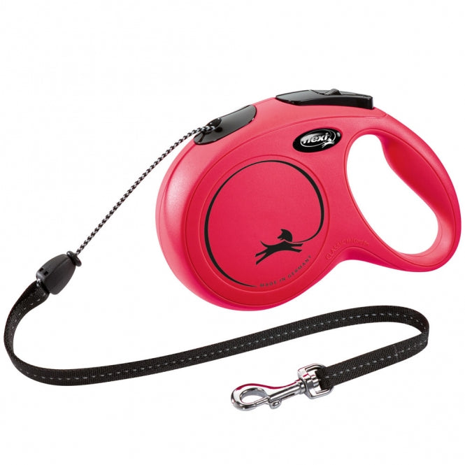 FLEXI Retractable Leash New CLASSIC Rope - 8m, up to 20kg