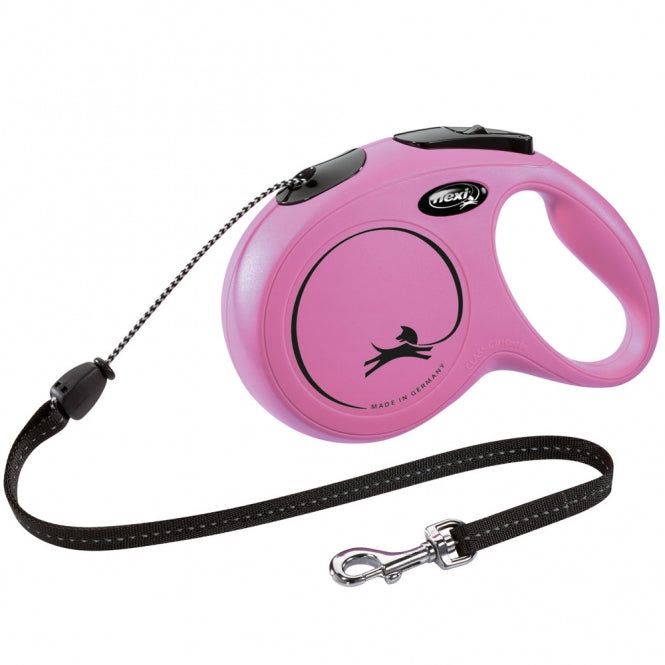 FLEXI Retractable Leash New CLASSIC Rope - 8m, up to 20kg