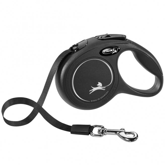 FLEXI Retractable Leash New CLASSIC Belt - 3m, up to 12kg
