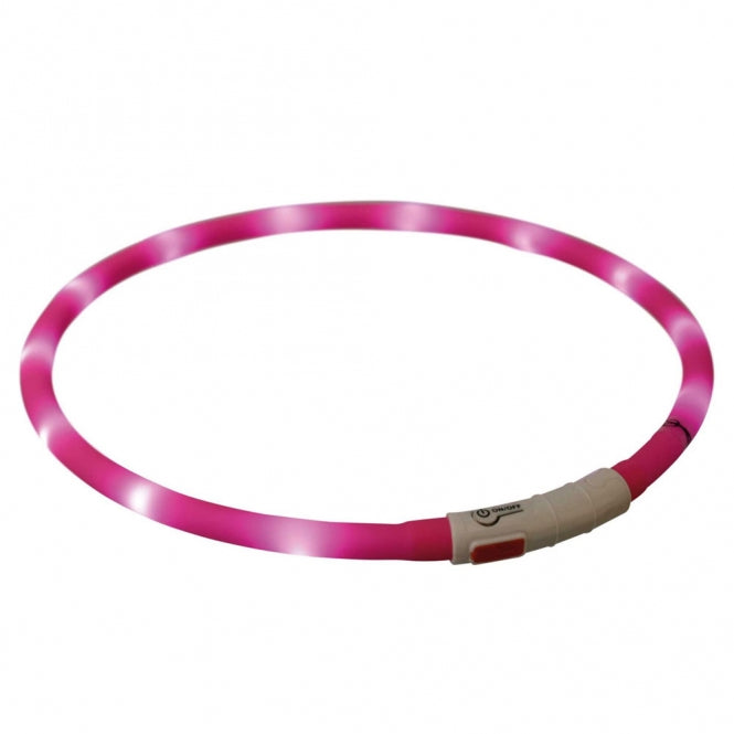 Trixie Flash Leuchtring USB aus Silikon