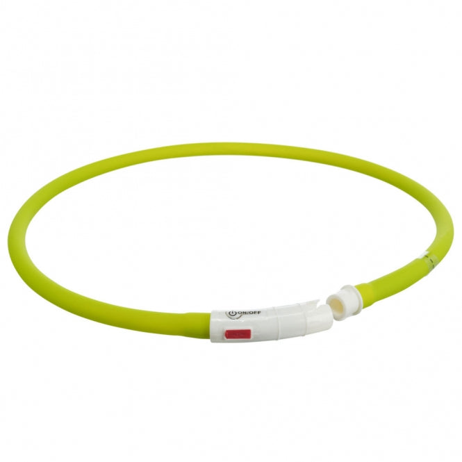 Trixie Flash Leuchtring USB aus Silikon