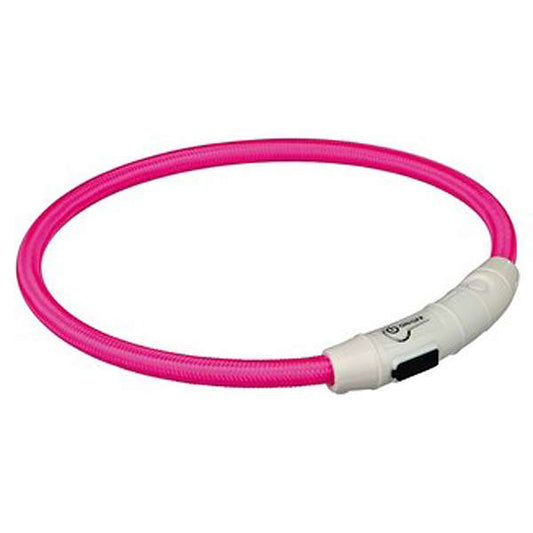 Trixie Flash Light Ring USB Pink