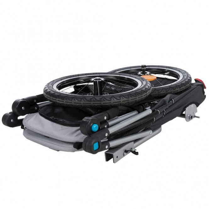 Trixie Fahrrad-Anhänger für Hunde - grau/schwarz