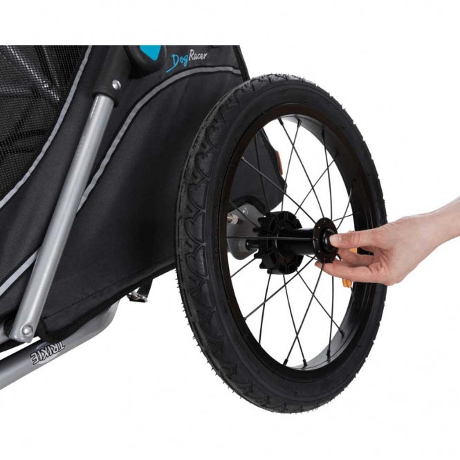 Trixie Fahrrad-Anhänger für Hunde - grau/schwarz