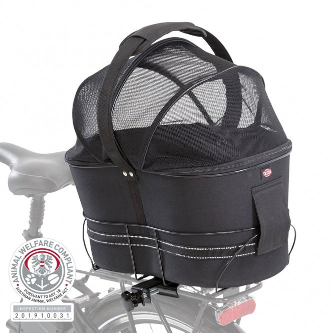 Trixie bicycle basket for wide luggage racks