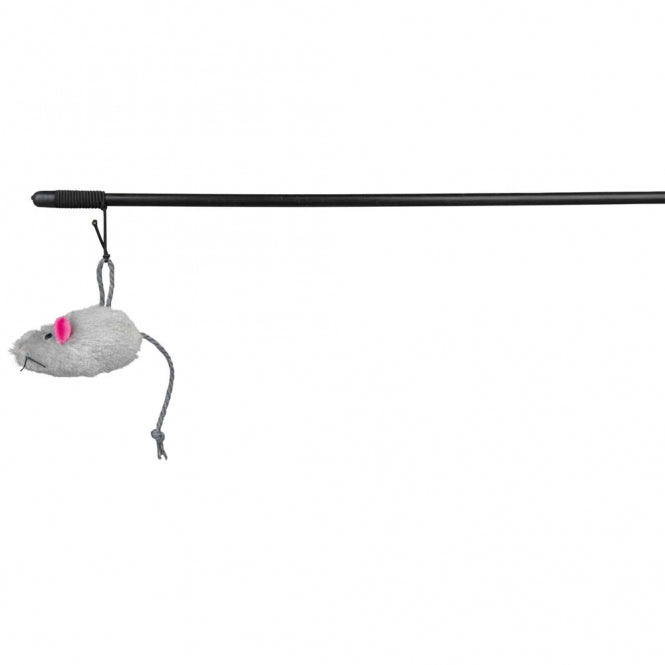Trixie Kitty-Dangler Fishing Rod with Mouse - 100 cm