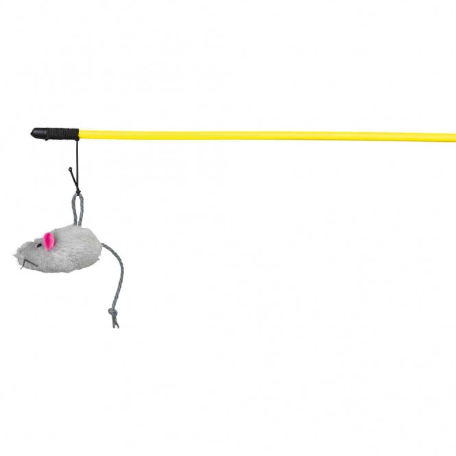 Trixie Kitty-Dangler Fishing Rod with Mouse - 100 cm