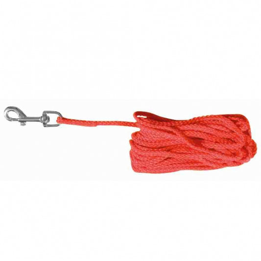 Trixie nylon leash - red, 10 m