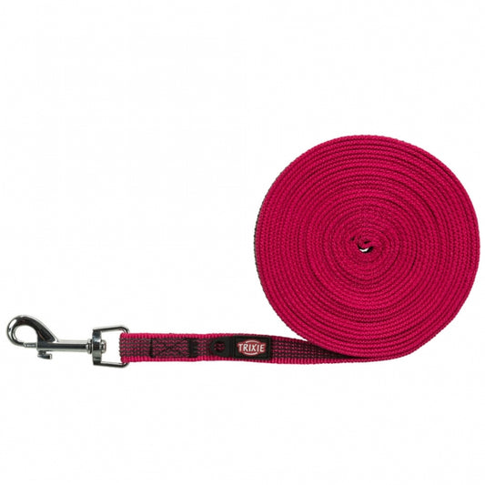 Trixie rubberized leash - fuchsia
