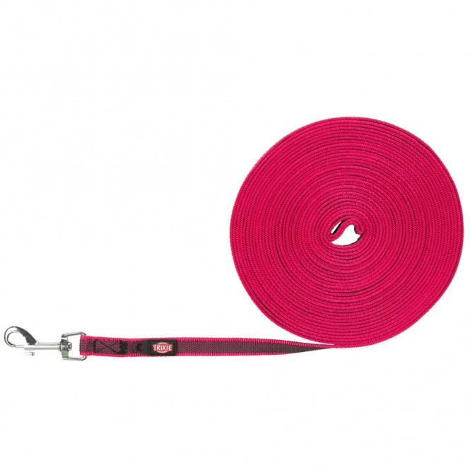 Trixie rubberized leash - fuchsia