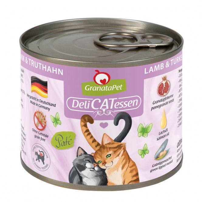 GranataPet Delicatessen can of lamb & turkey