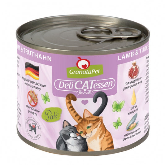 GranataPet Delicatessen can of lamb & turkey