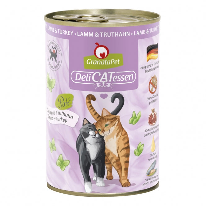 GranataPet Delicatessen can of lamb & turkey