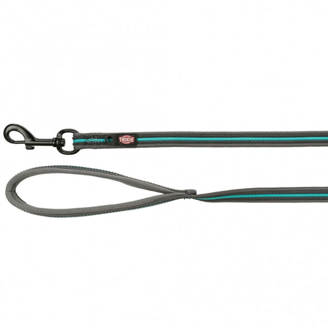 Trixie Fusion Leash - graphite/ocean