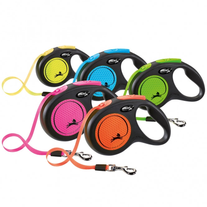 Flexi New Classic Neon belt retractable leash