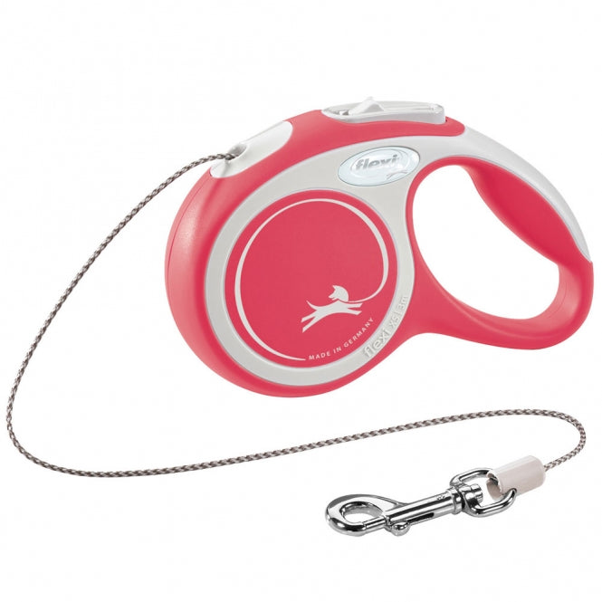 FLEXI Retractable Leash New COMFORT Rope - 3m, up to 8kg
