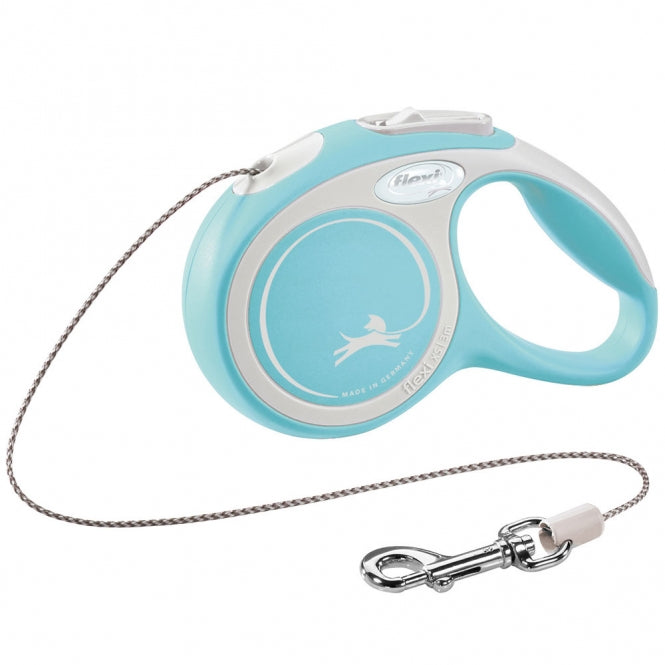 FLEXI Retractable Leash New COMFORT Rope - 3m, up to 8kg