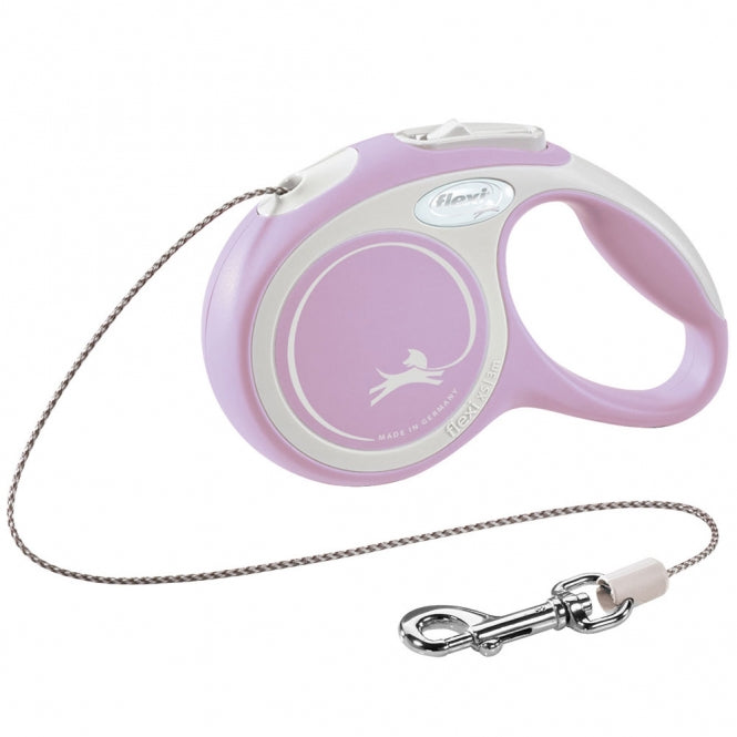 FLEXI Retractable Leash New COMFORT Rope - 3m, up to 8kg