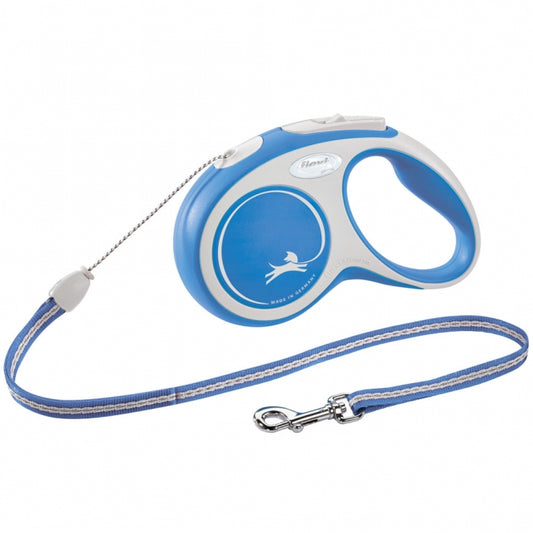 FLEXI Retractable Leash New COMFORT Rope - 5m, up to 12kg