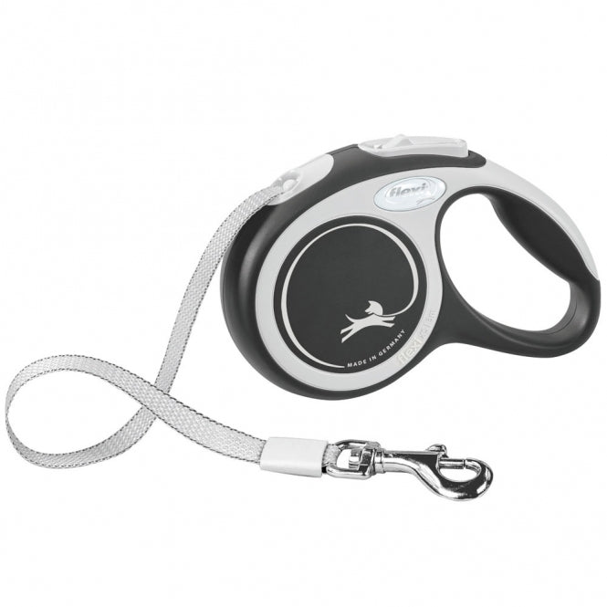FLEXI retractable leash New COMFORT belt - 3m, up to 12kg