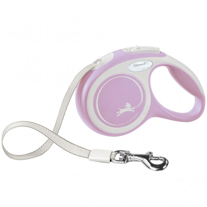 FLEXI retractable leash New COMFORT belt - 3m, up to 12kg