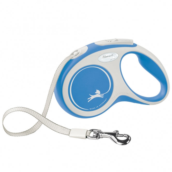 FLEXI retractable leash New COMFORT belt - 5m, up to 15kg