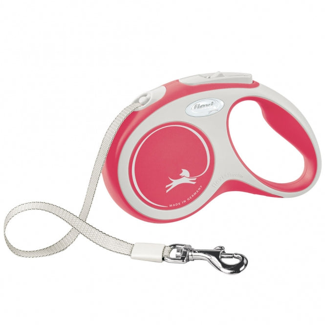 FLEXI retractable leash New COMFORT belt - 5m, up to 15kg