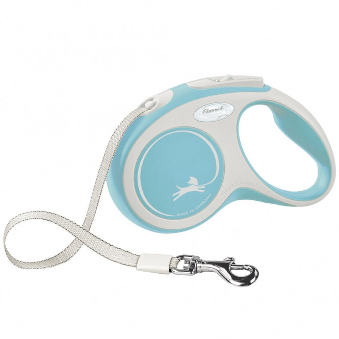 FLEXI retractable leash New COMFORT belt - 5m, up to 15kg