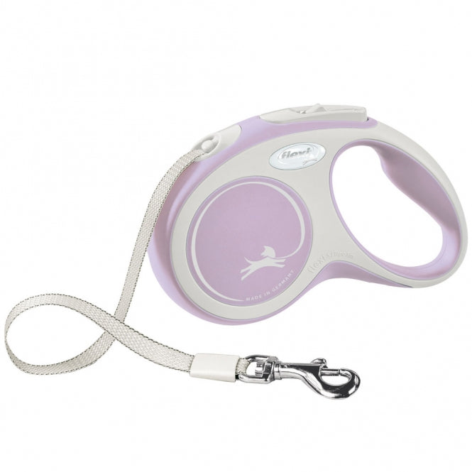 FLEXI retractable leash New COMFORT belt - 5m, up to 15kg