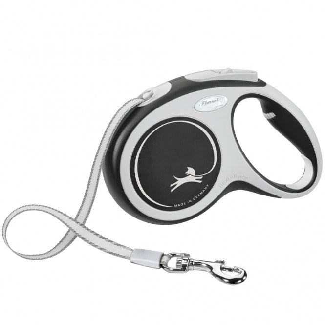 FLEXI retractable leash New COMFORT belt - 5m, up to 25kg