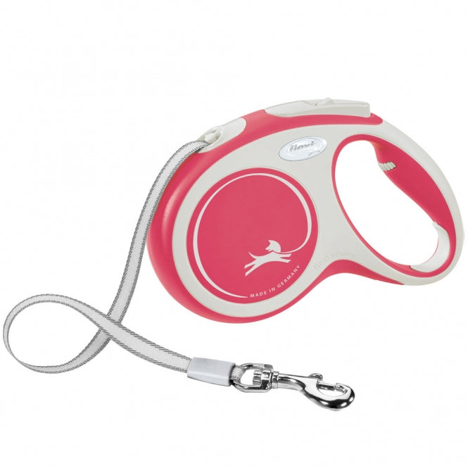 FLEXI retractable leash New COMFORT belt - 5m, up to 25kg