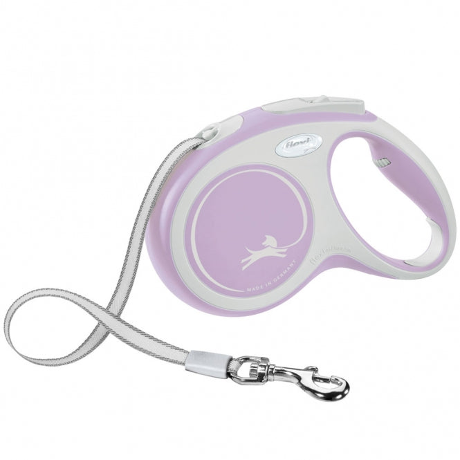 FLEXI retractable leash New COMFORT belt - 5m, up to 25kg
