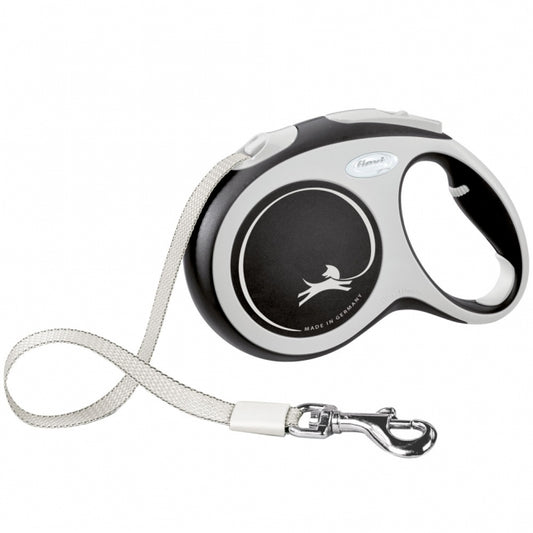 FLEXI retractable leash New COMFORT belt - 5m, up to 60kg