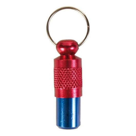 Trixie address tag - blue-red