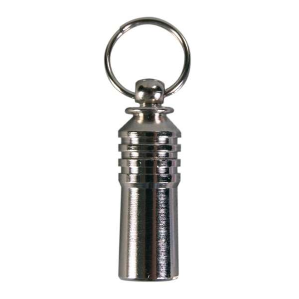 Trixie address tag chrome-plated