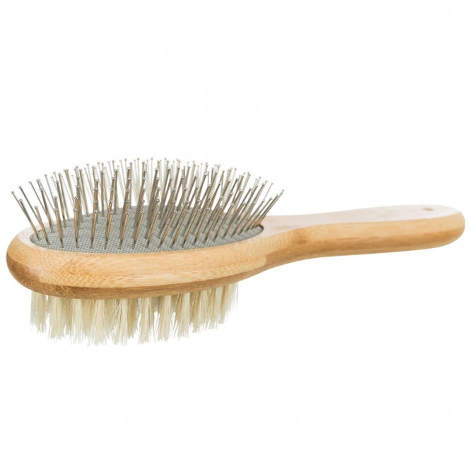 Trixie beidseitige Bürste aus Bambus