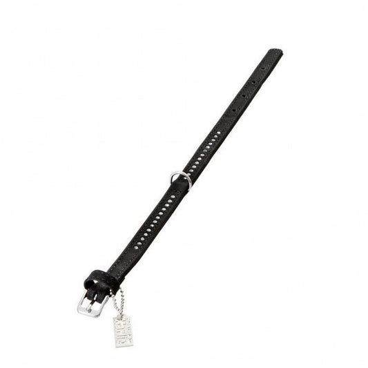 Karlie Buffalo Rhinestone Collar - Black 1-row, 24cm/10mm