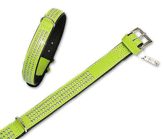 Karlie VINTAGE Rhinestone Collar 3-row - Kiwi